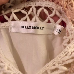 Hello Molly Knitted Top Hippie/Festival Dress